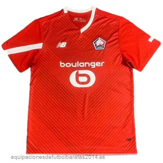 Nuevo Tailandia 1ª Camiseta Lille 23/24 Rojo Baratas